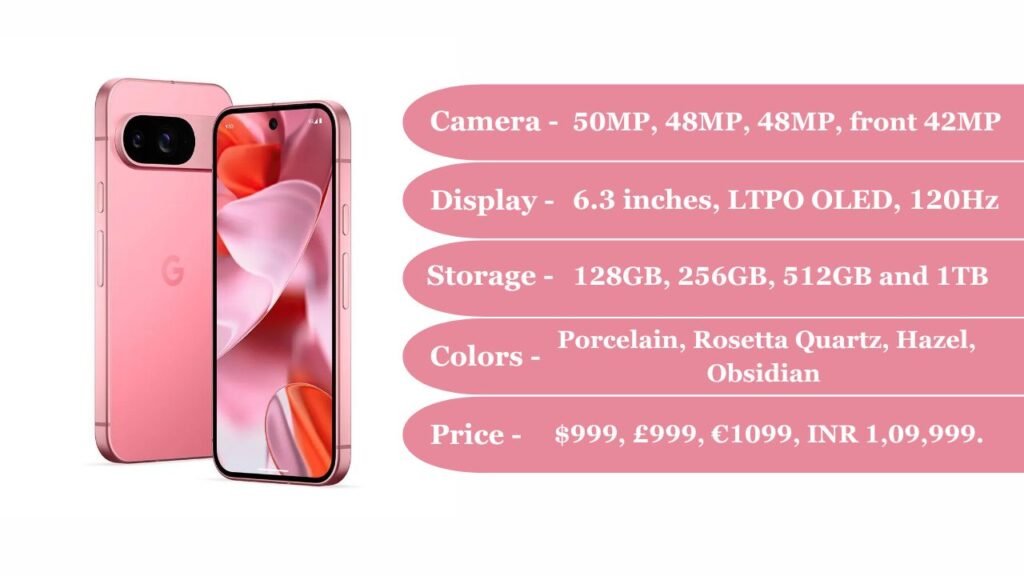 Google Pixel 9 Pro Specifications
