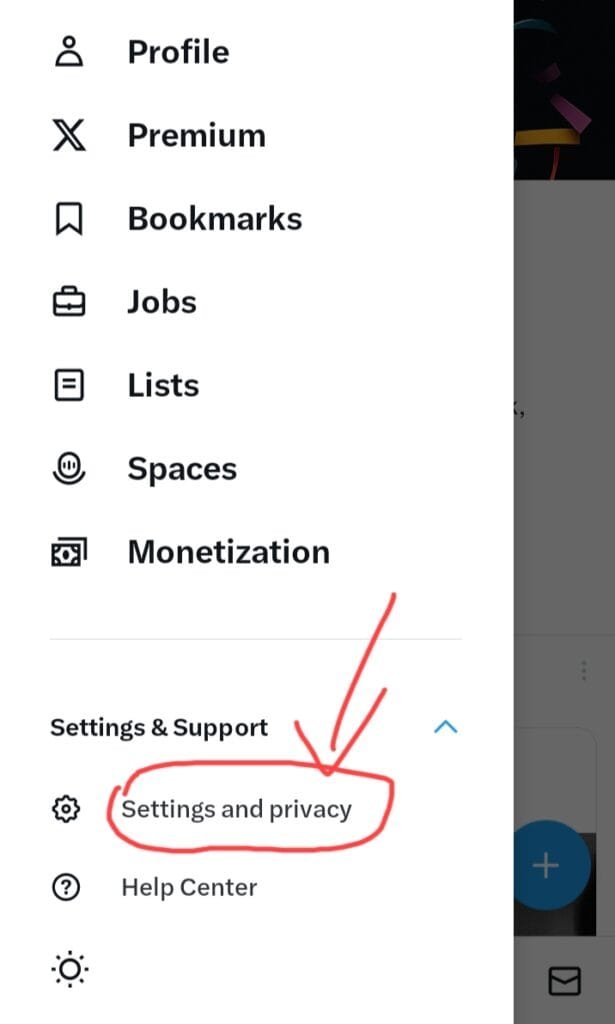 Settings and Privacy