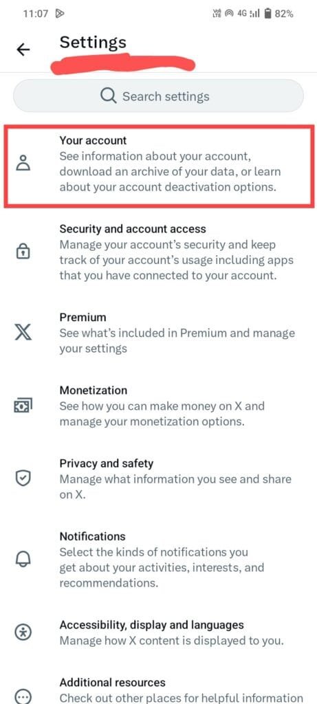 Your Account