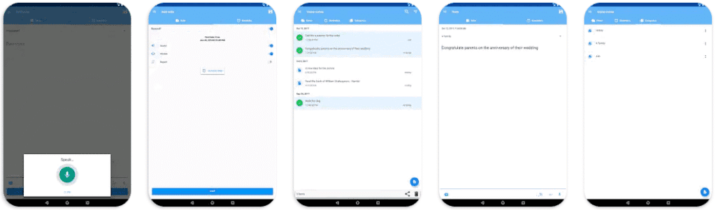 Voice notes